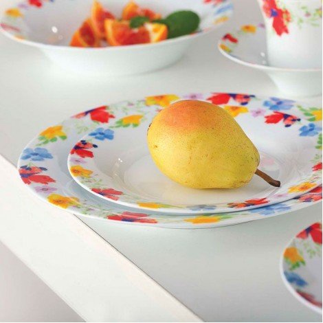 zarin porclain shahrzad serie colorful model 108 pcs one grade Catering and catering